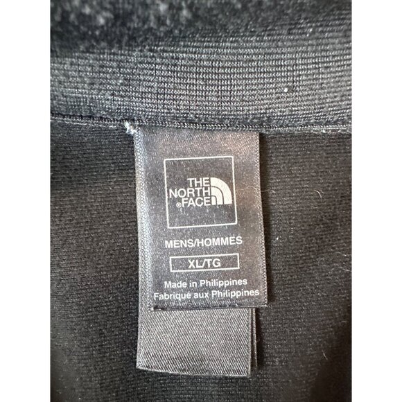 The North Face Mens XL Heather Gray Hooded Full-Zip Jacket - Picture 4 of 5